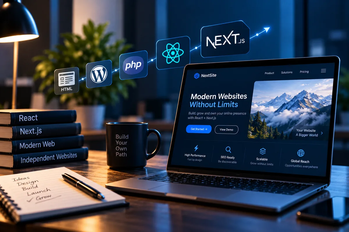 React与Next.js现代独立站开发工作台