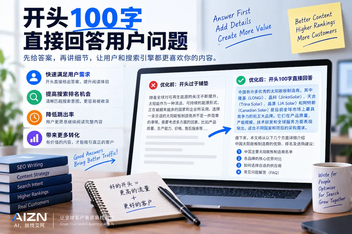 开头100字直接回答用户问题
