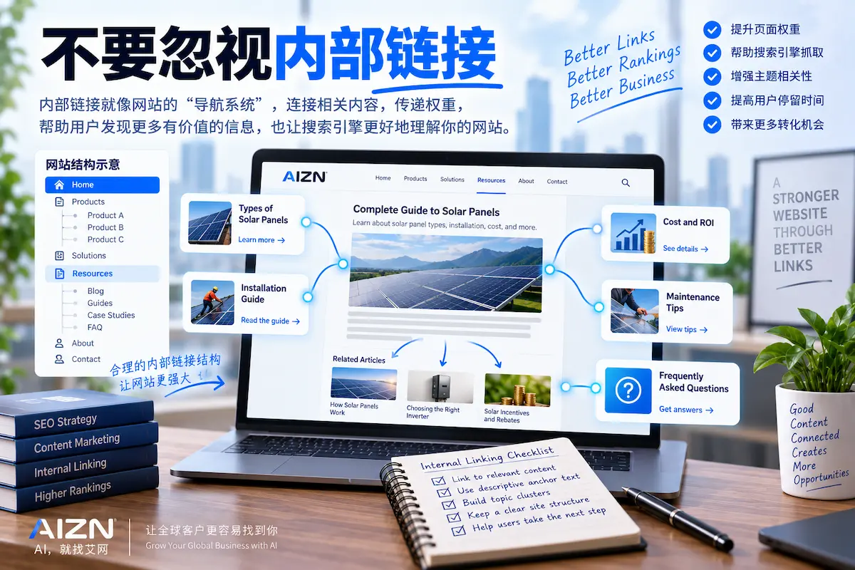 不要忽视内部链接