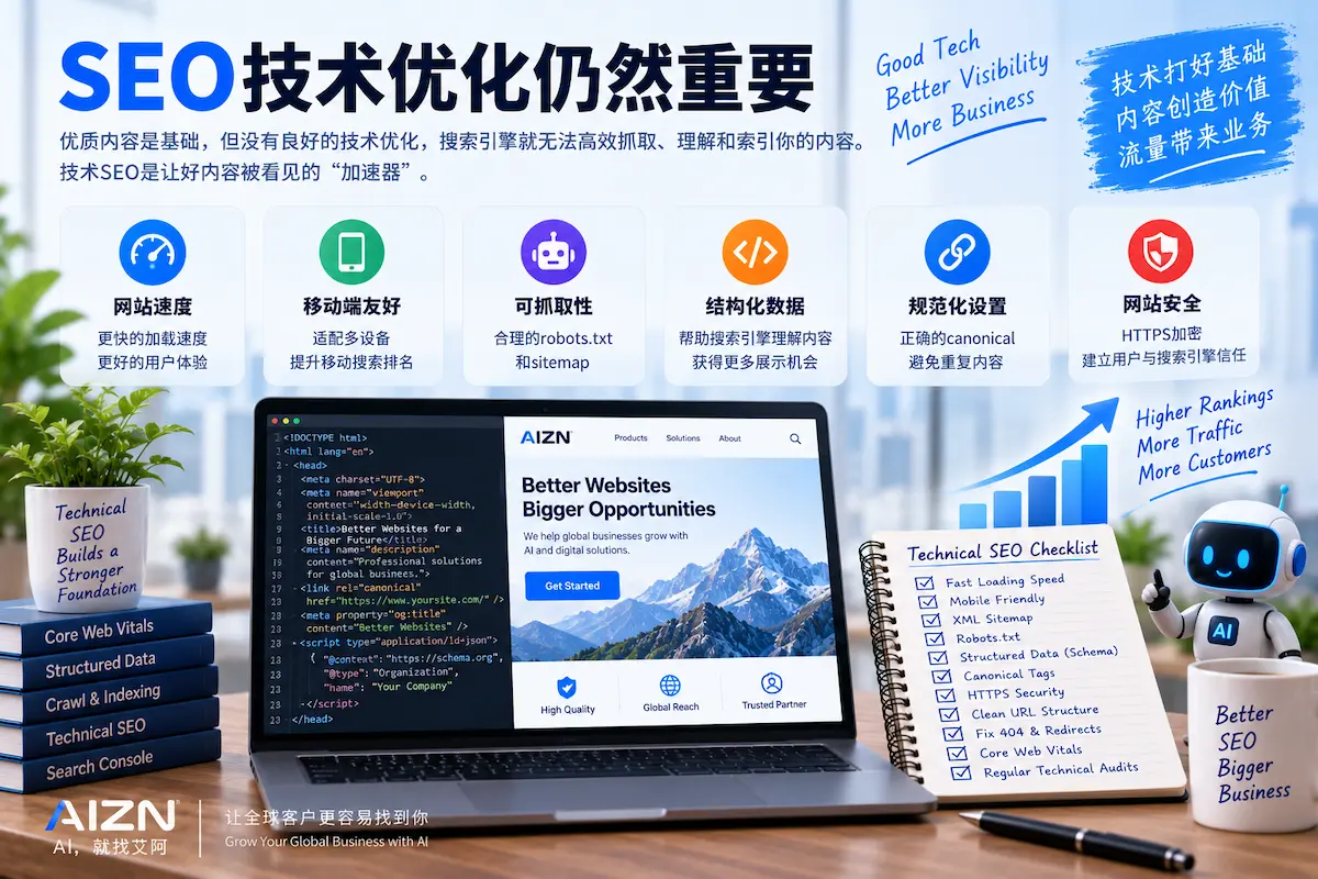 SEO技术优化仍然重要