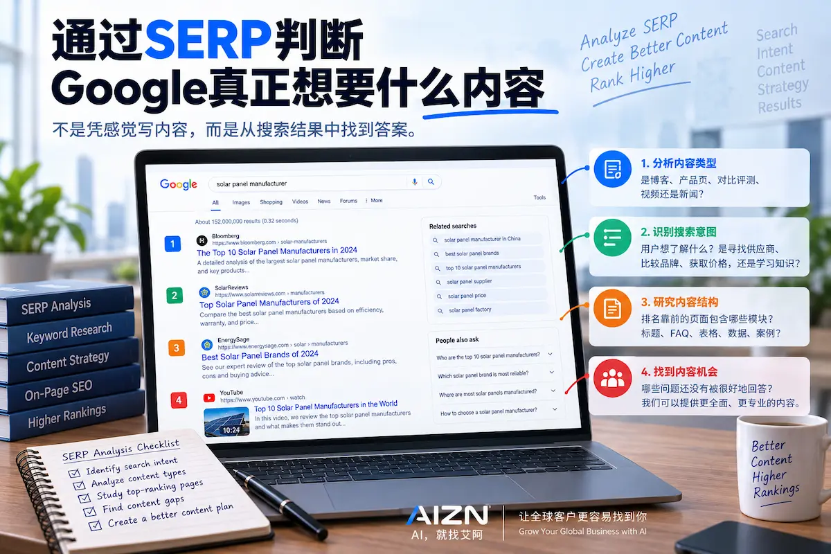 通过SERP判断Google真正想要什么内容