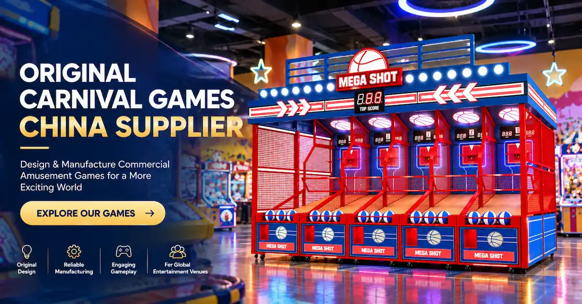 Vergnügungsspielfabrik China: Wie originelle Jahrmarktsspiele für kommerzielle Veranstaltungsorte entworfen und gebaut werden