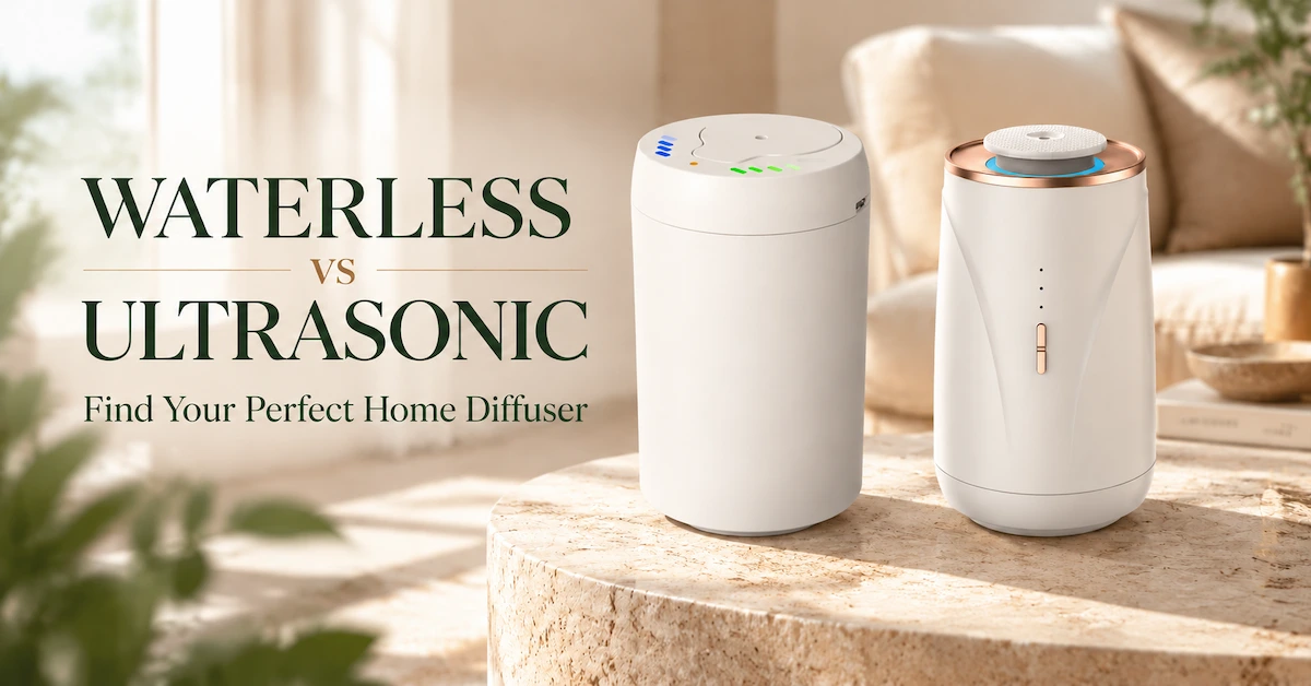 Waterless Diffuser vs Ultrasonic Diffuser: A Practical Home Buying Guide