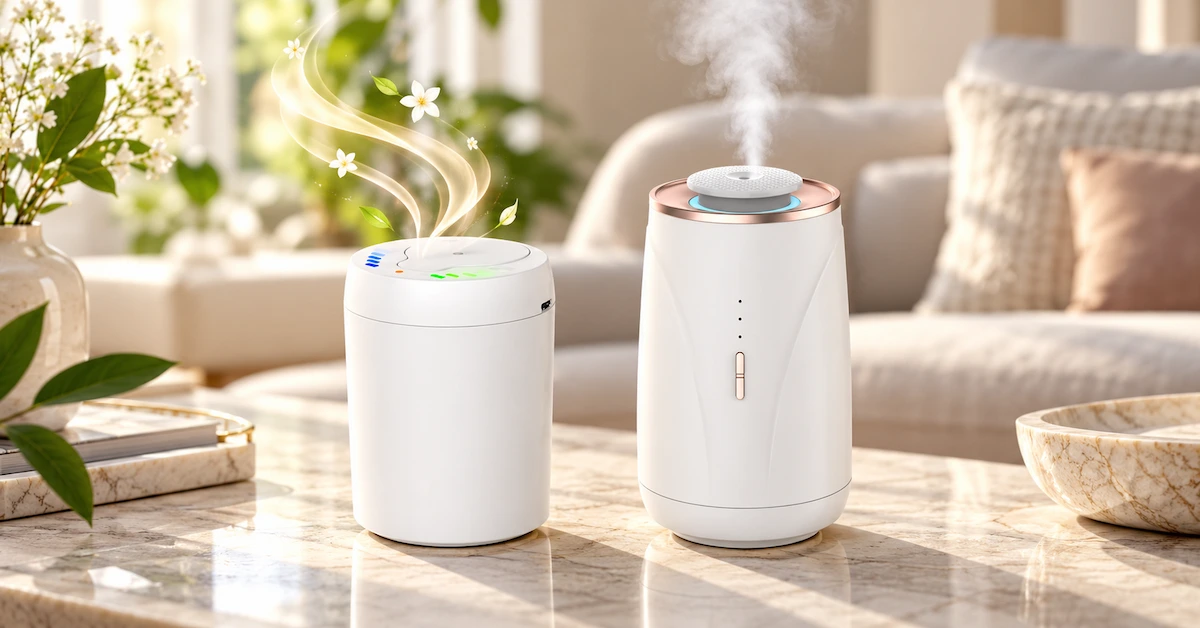 waterless diffuser vs ultrasonic diffuser